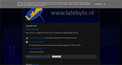 Desktop Screenshot of latebyte.nl