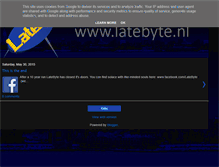 Tablet Screenshot of latebyte.nl